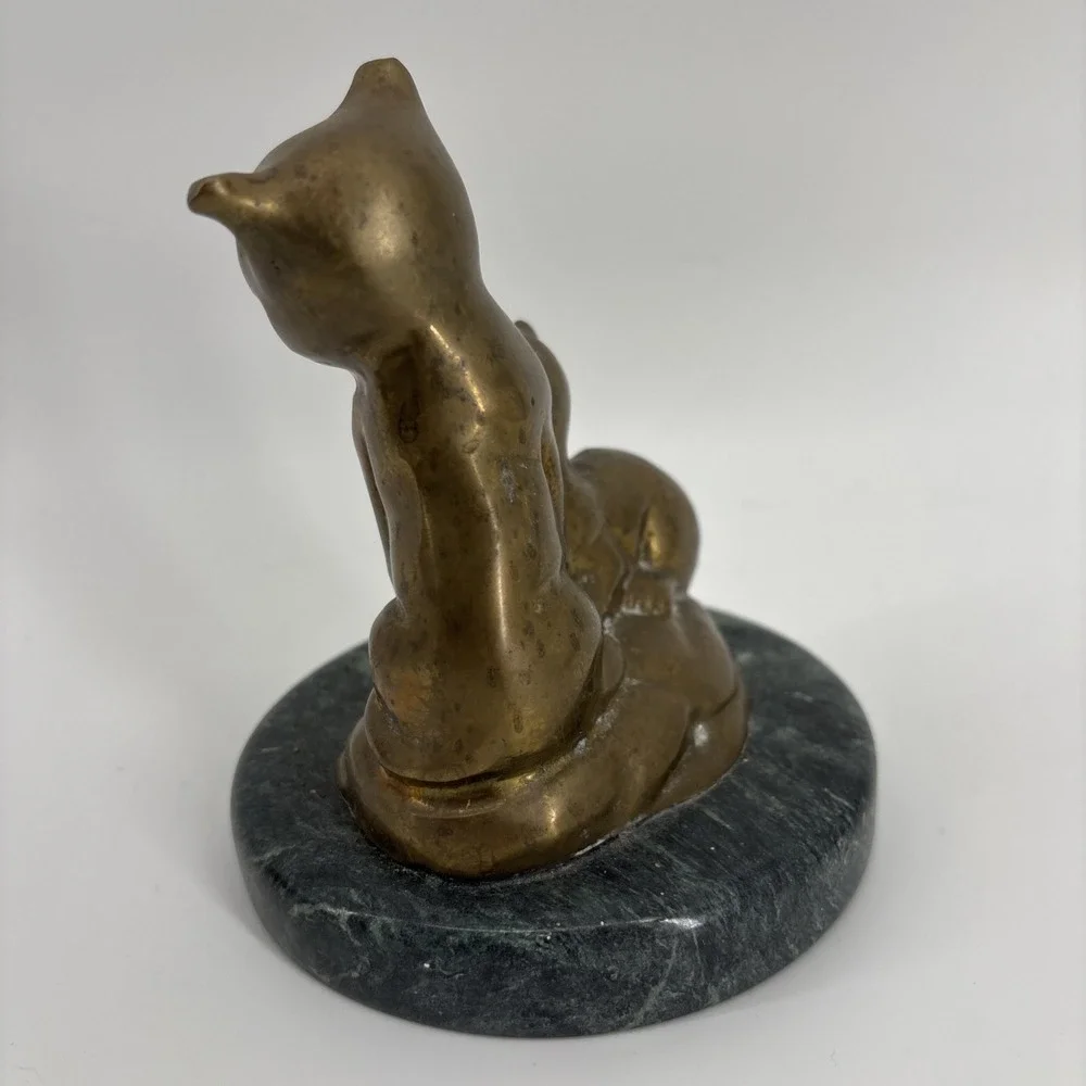 N/A brass cat